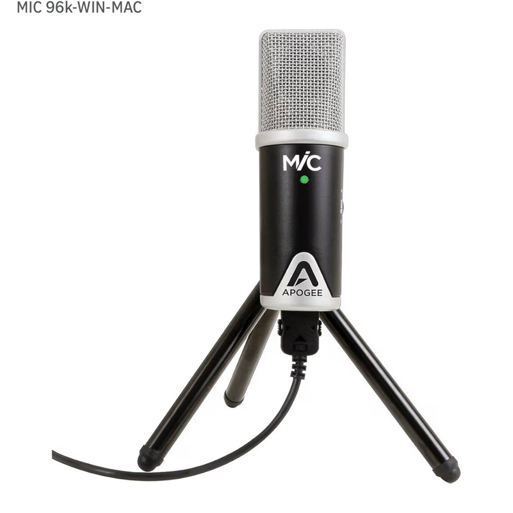 USB Microphone - Black and Silver